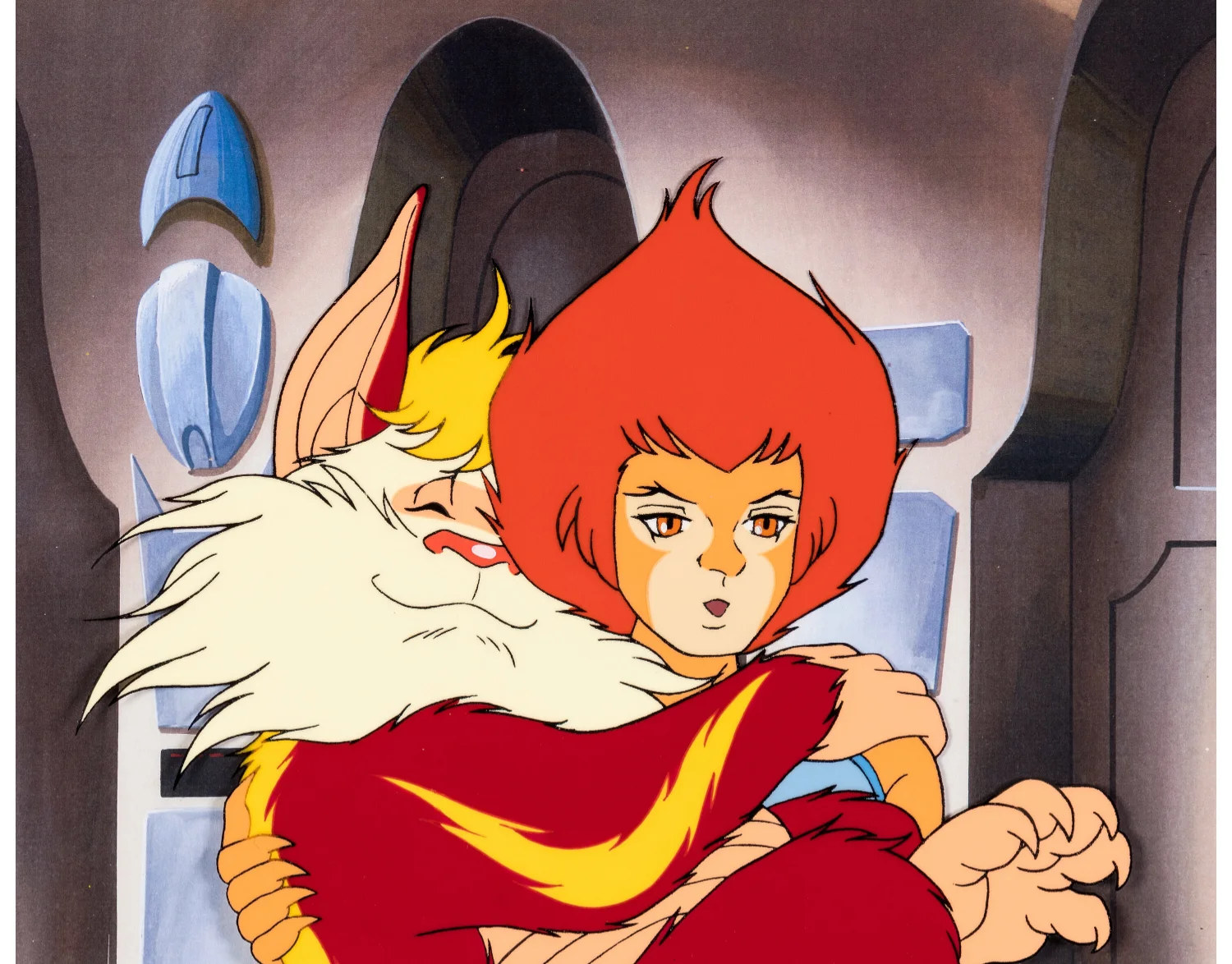 ThunderCats Exodus First Episode Lion-O and Snarf Production Cel