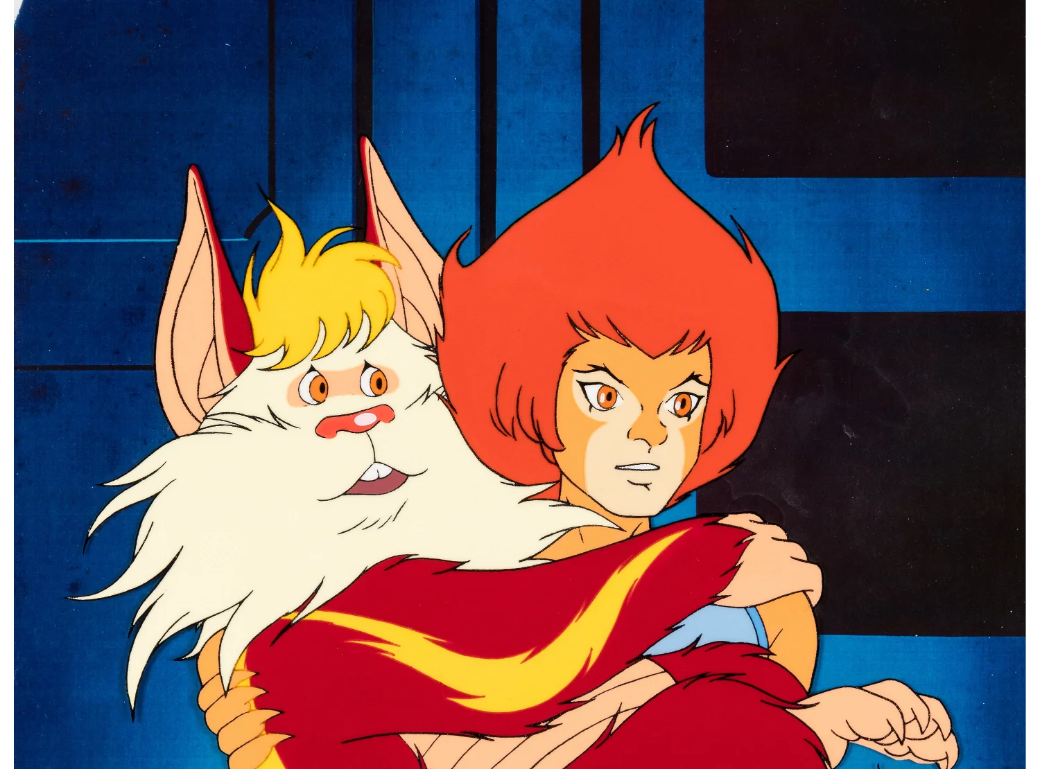 Thundercats Exodus Young Lion-O and Snarf Production Cel