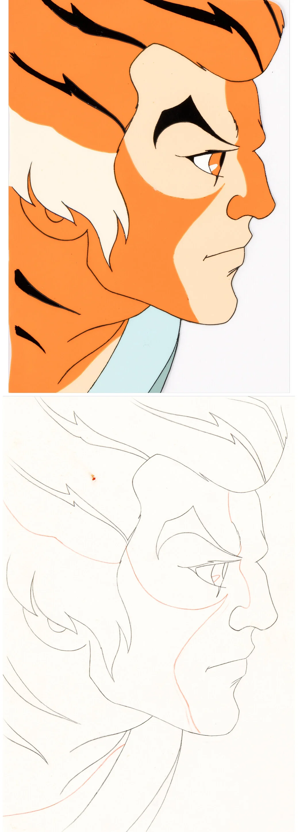 ThunderCats The Garden of Delights Tygra Production Cel with Drawing