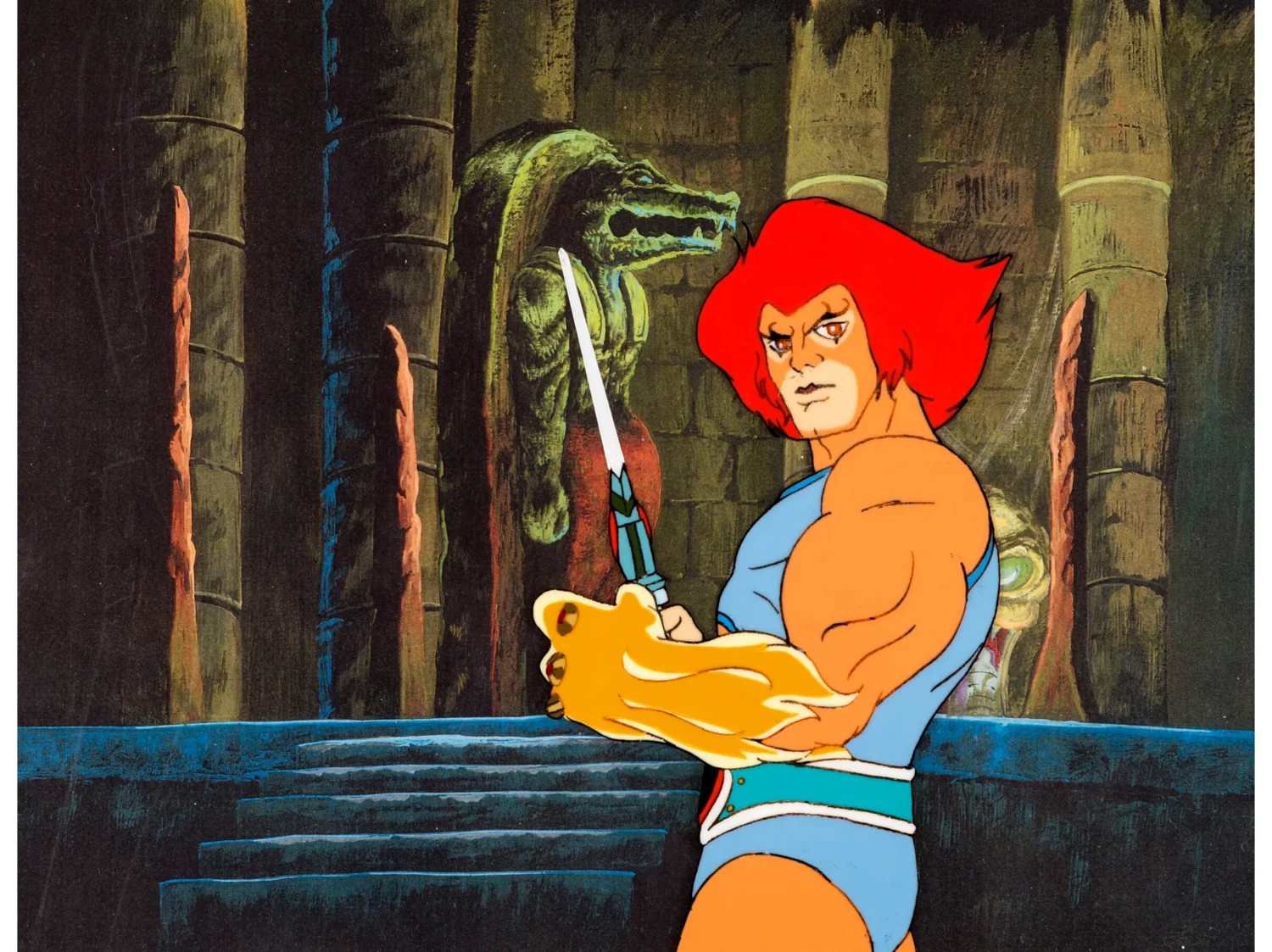 ThunderCats Lion-O Production Cel (Rankin/Bass, c. 1985-89)