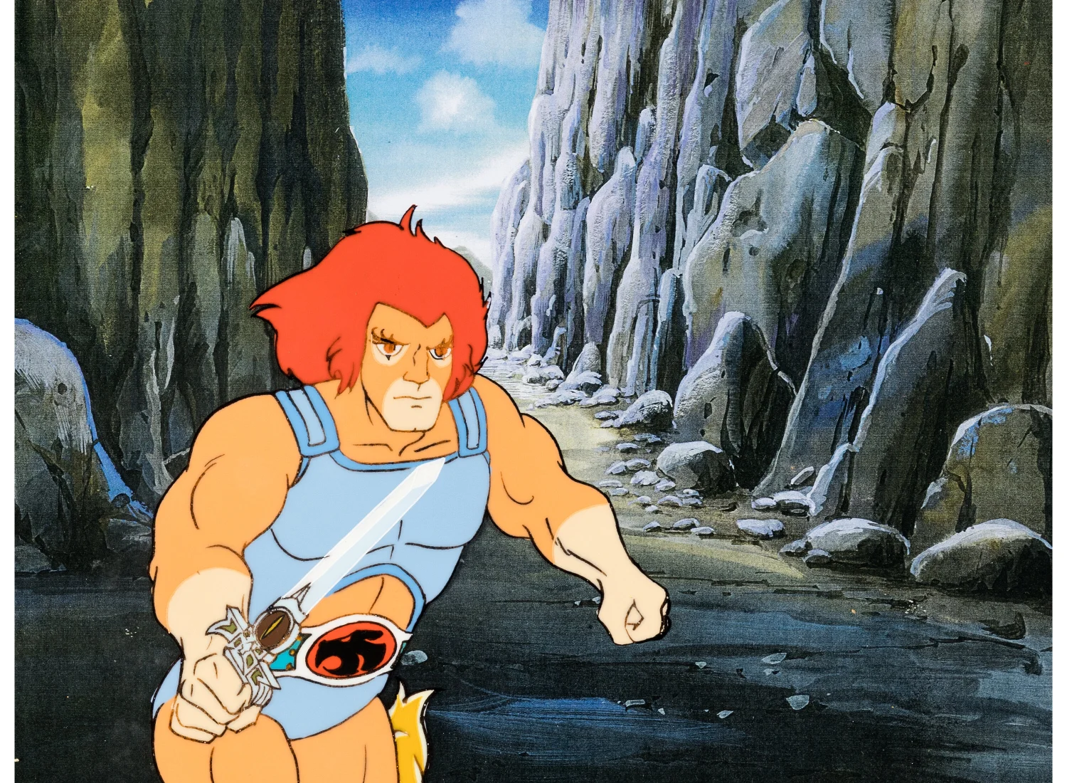 ThunderCats Lion-O Production Cel (Rankin-Bass, c. 1985-89)