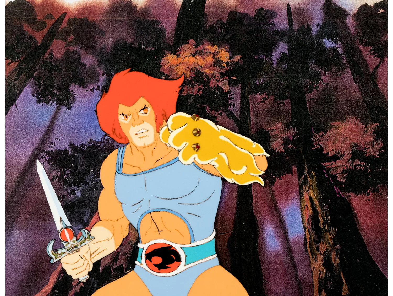 ThunderCats Lion-O Production Cel (Rankin-Bass, c. 1985-89)
