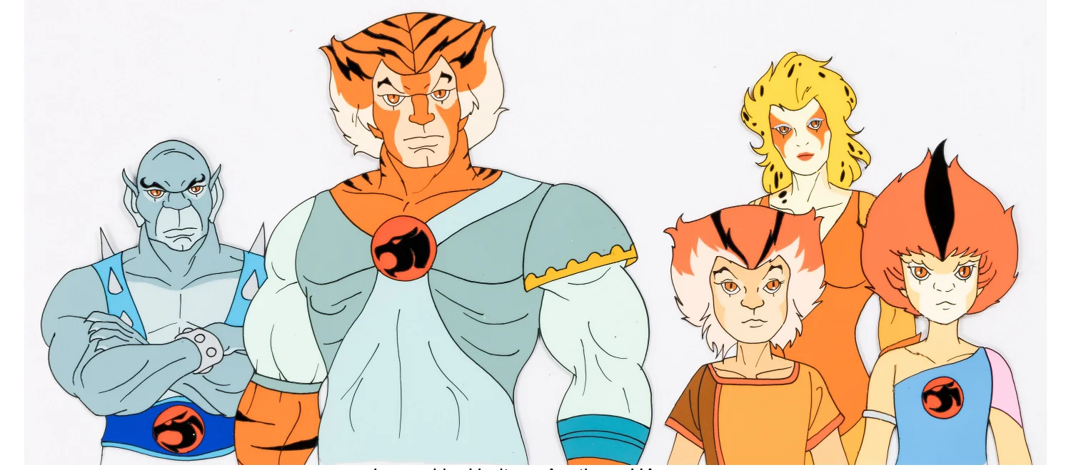 ThunderCats Panthro, Tygra, Cheetara, WilyKit, and WilyKat Pan