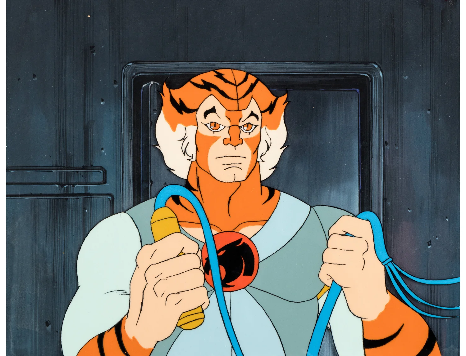 ThunderCats Tygra Production Cel and Production Background