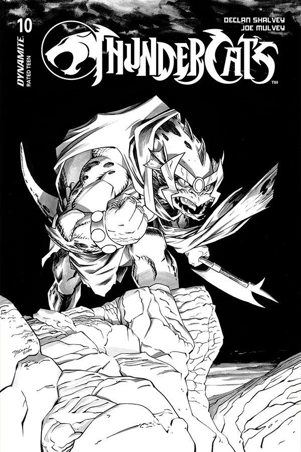10 Copy Incentive Black and White Cover J - Declan Shalvey