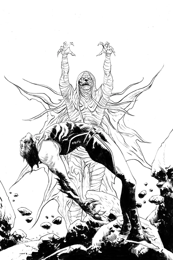 25 Copy Incentive Black and White Virgin Cover W - Jae Lee