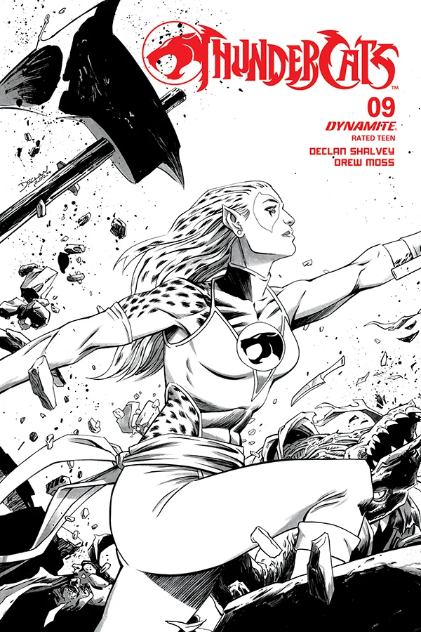 10 Copy FOC Incentive Black and White Cover J - Declan Shalvey