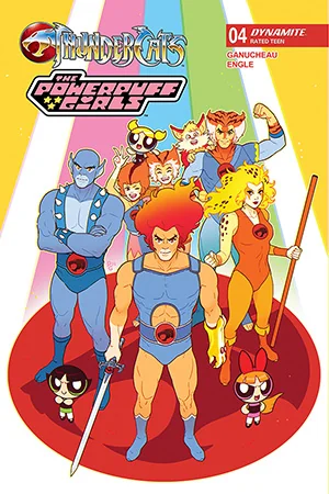 Cover for Thundercats / The Powerpuff Girls #4
