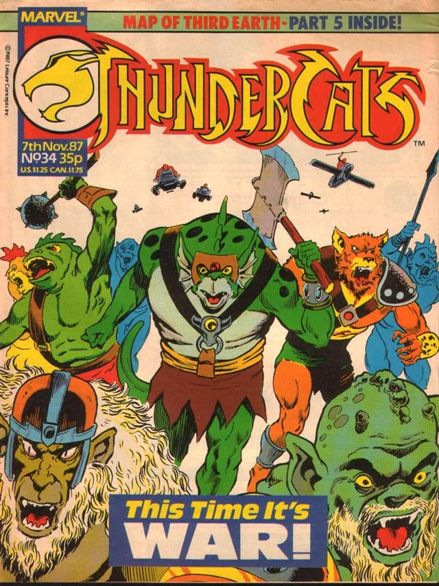 Cover for ThunderCats #34