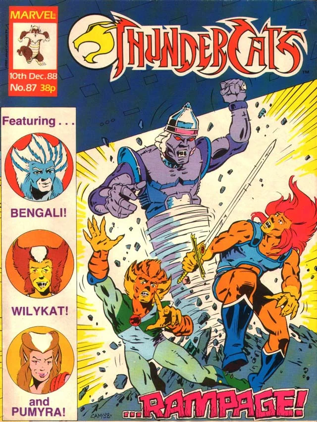 Cover for ThunderCats #87
