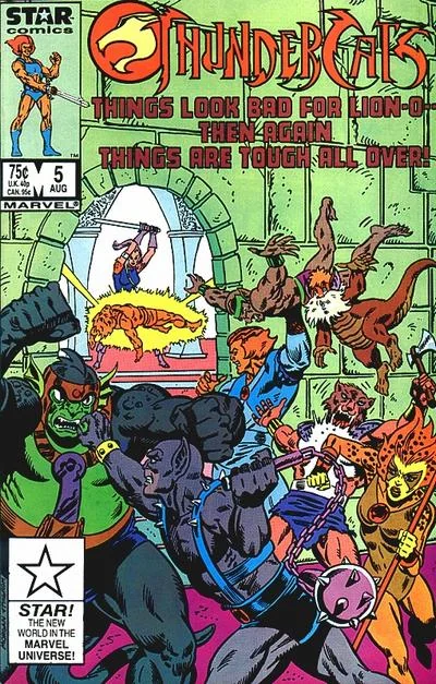Cover for Thundercats #5