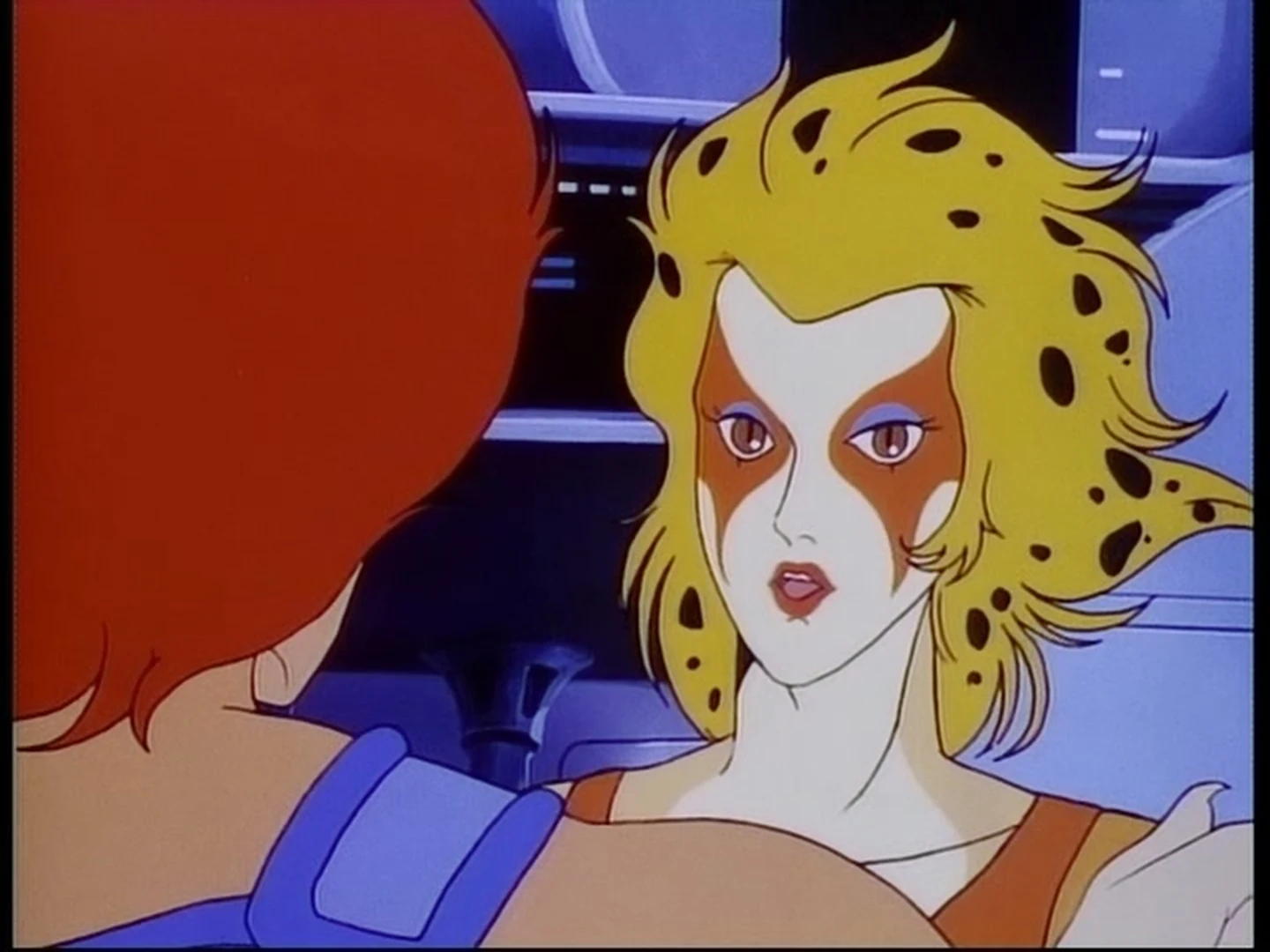 Cheetara enters a self induced trance for the first time