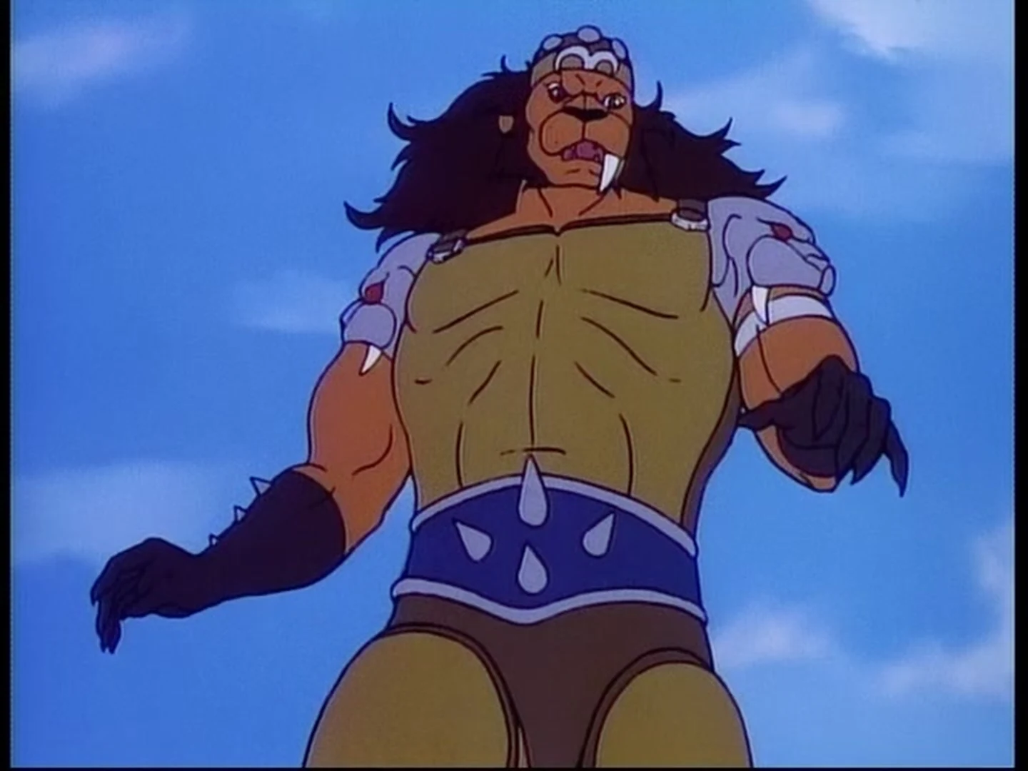 Grune the Destroyer under a storm sky