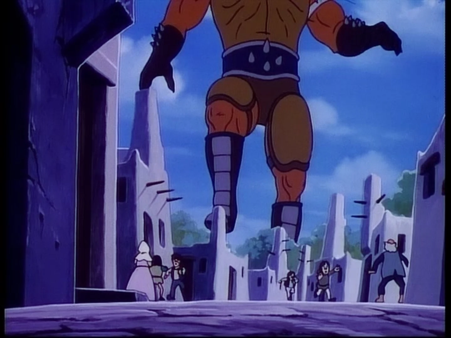 Grune strides into the Wollo village