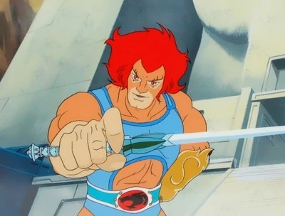 Original ThunderCats animation art cel of Lion-O from the Public Service Announcement