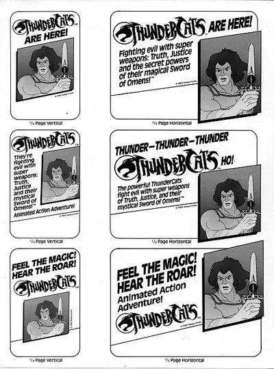 ThunderCats - press advert