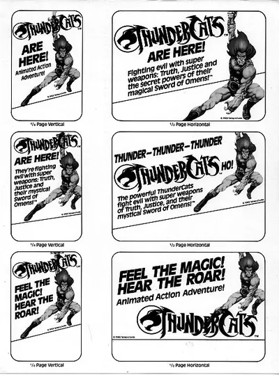 ThunderCats - press advert