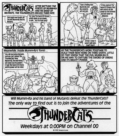 ThunderCats - comic book advert