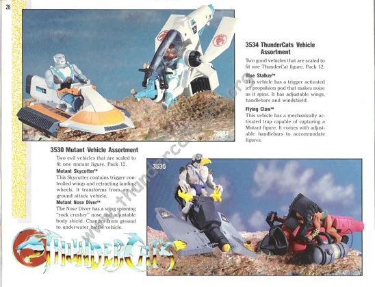 ThunderCats - 1987 LJN Dealer Catalogue page