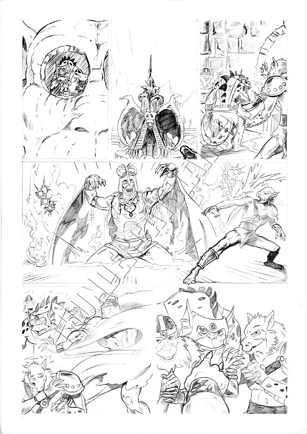 Unused Pencils - Story page 1 