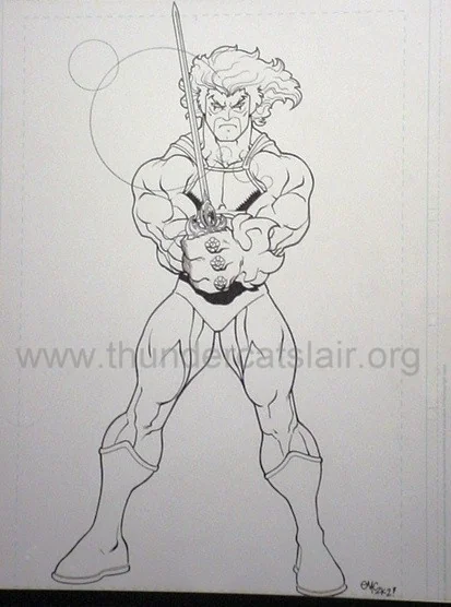 Ed McGuinness Lion-O commission 