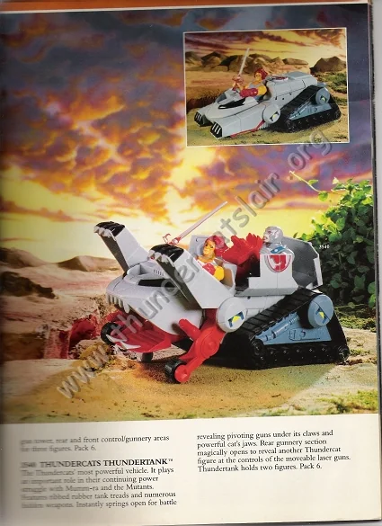 ThunderCats - 1985 LJN Dealer Catalogue page