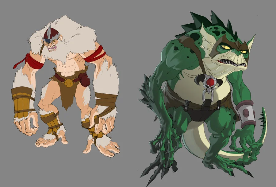 Well, I thought I'd get the hype going for the show. So I'm posting some of the concept art I did for the ThunderCats tv show that will be on soon enough. This is basically what I'd pass over to the incredible Takahiro Tanaka at 4c to put his spin on for final production. (Dan Norton Feb 2012)
