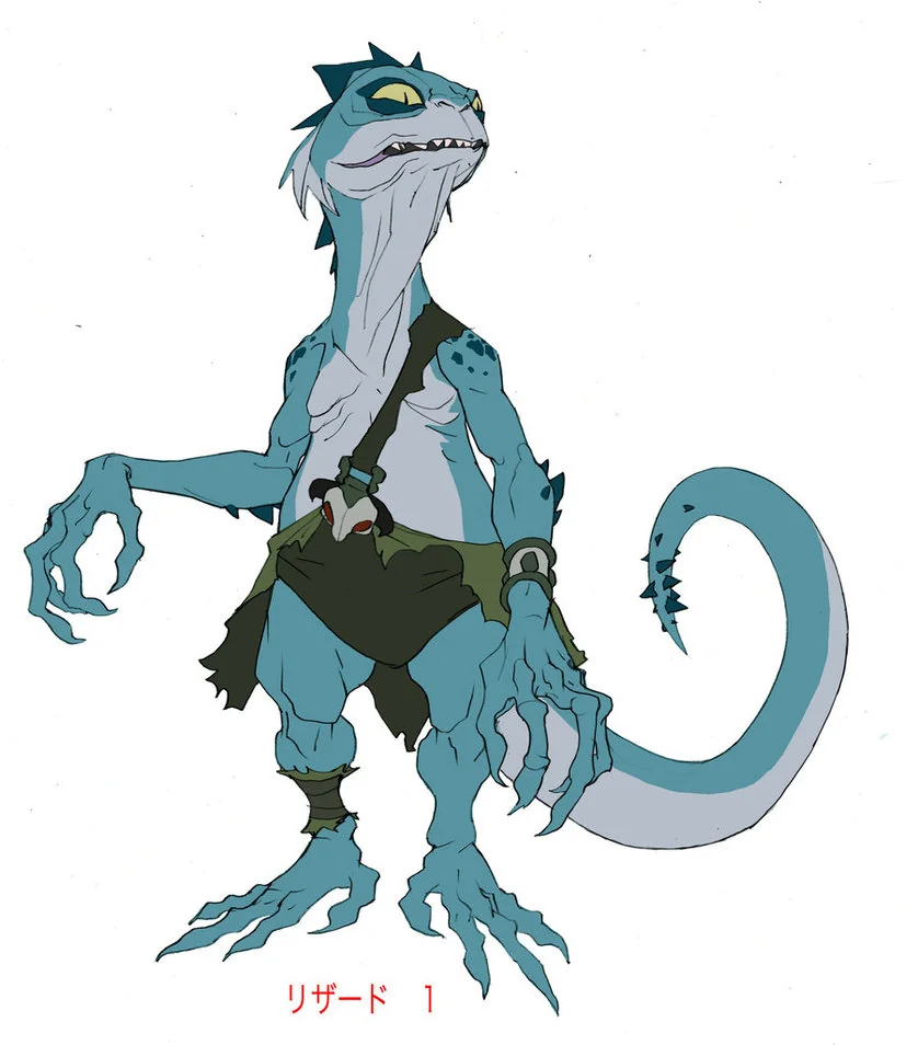 Lizard slave 1. Concept for one of the lizards enslaved by the Tcats. Episode 1. re: Gollum similarity: Wink wink... that was the point! Being Rankin Bass produced the animated version and also did the original ThunderCats, I tried to pull ref that brought back that sensibility.
