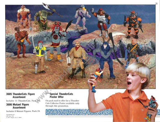 ThunderCats - 1987 LJN Dealer Catalogue page