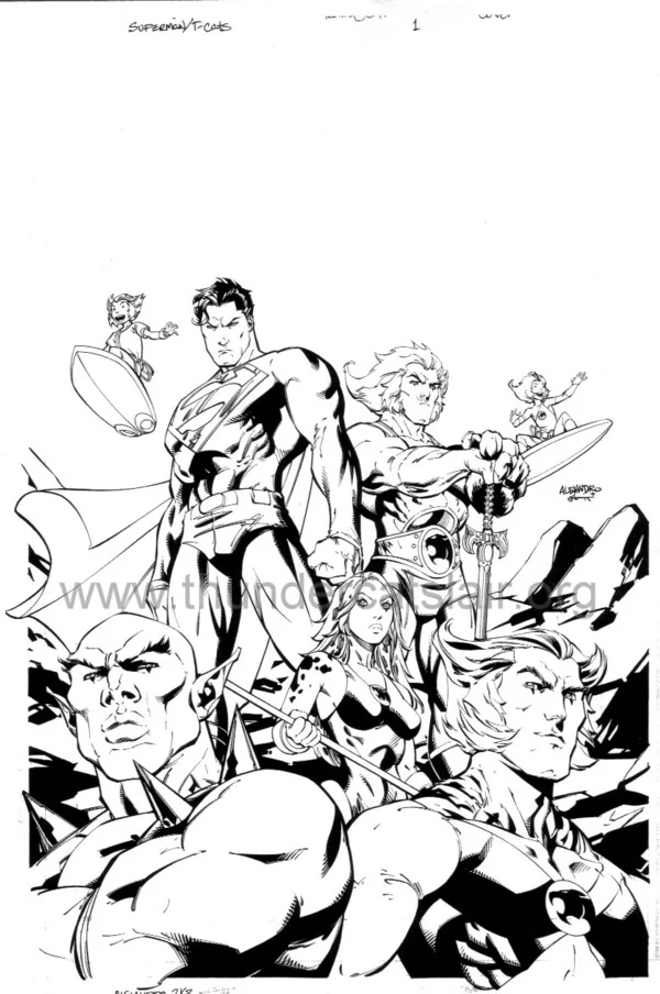 Superman / ThunderCats - Cover
