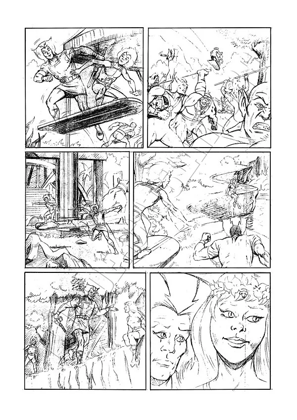ThunderCats Issue #81 - Page 2 (pencils) 