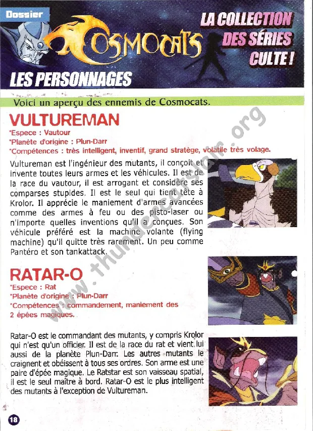 ThunderCats French Encyclopedia