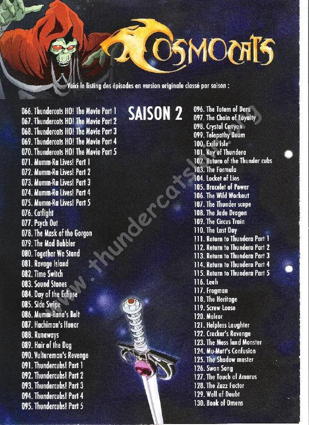 ThunderCats French Encyclopedia