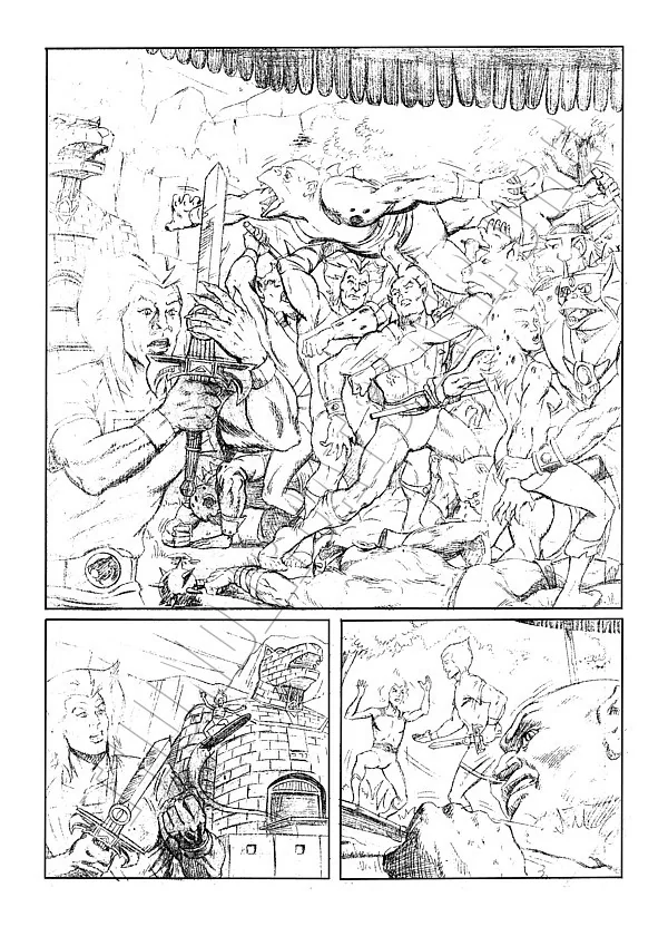 ThunderCats Issue #81 - Page 1 (pencils)