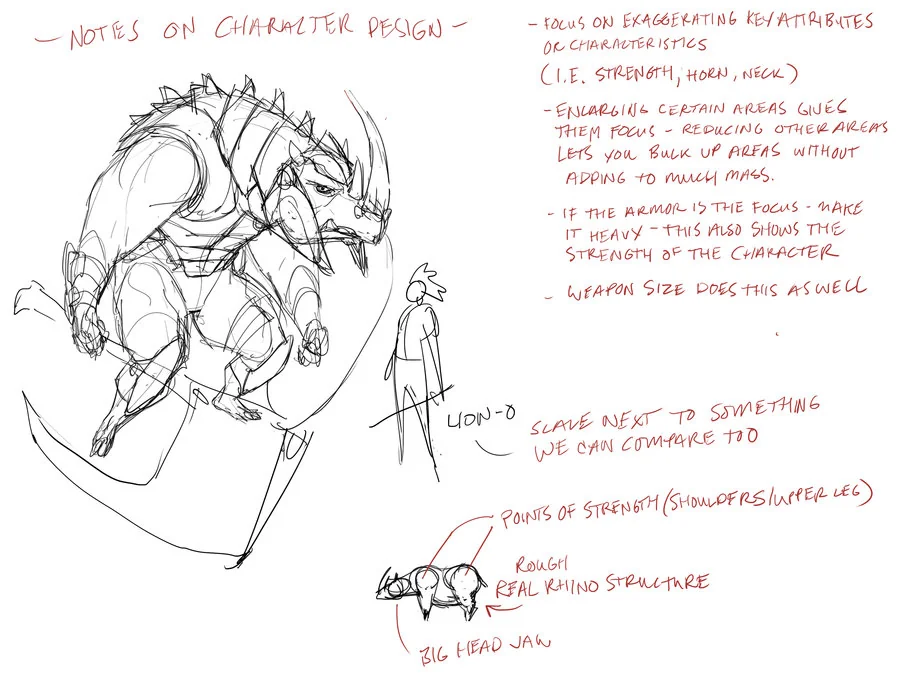 Character design notes. nomad55 was cool enough to make a ThunderCats character of his own. I'd just like to take a few minutes to show how I come up with character designs based off of the guy nomad55 did. Check his site to see what he did! This really just shows my process. What to look for, what techniques one could use. (Dan Norton giving notes to a fellow Deviant Artist based on his own character. Not used in the show).