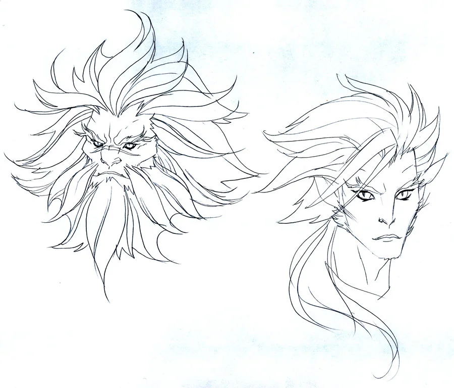 Claudus and Lion-O concepts. Here are some head shots. Exploring something a bit more serious and intense. (Dan Norton Mar 2012)
