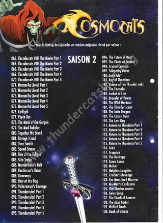ThunderCats French Encyclopedia