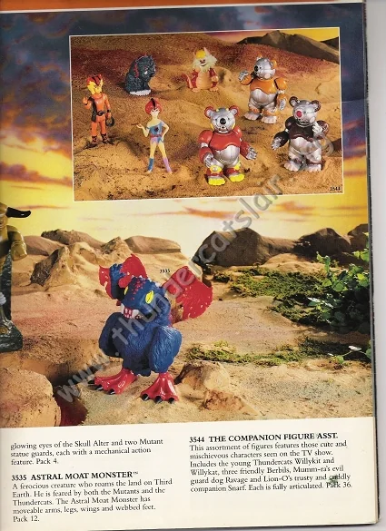 ThunderCats - 1985 LJN Dealer Catalogue page