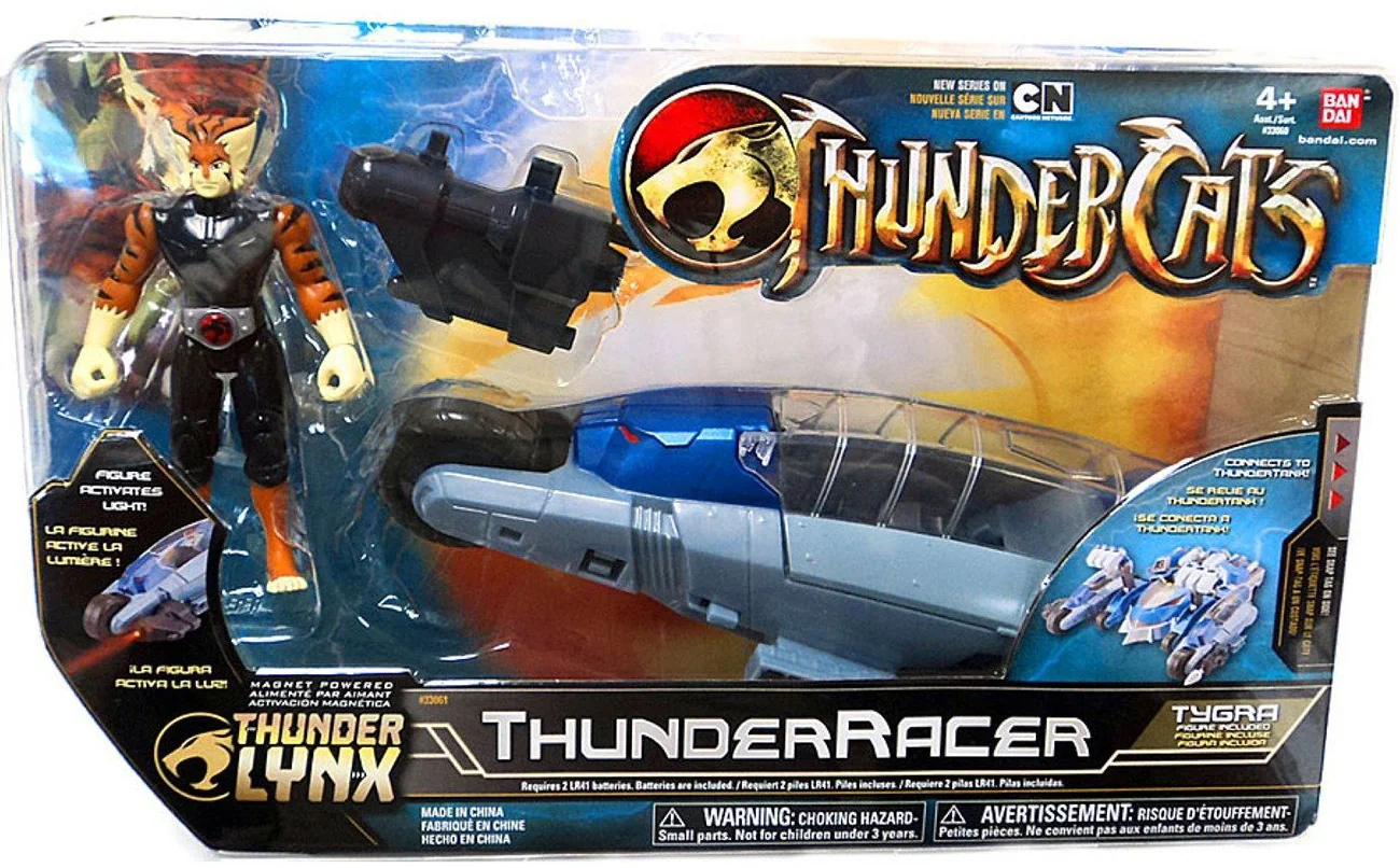 Bandai 4 inch ThunderRacer with Tygra