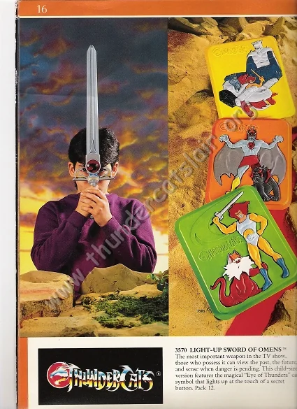 ThunderCats - 1985 LJN Dealer Catalogue page