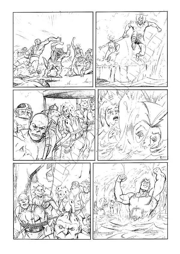 ThunderCats Issue #81 - Page 4 (pencils)
