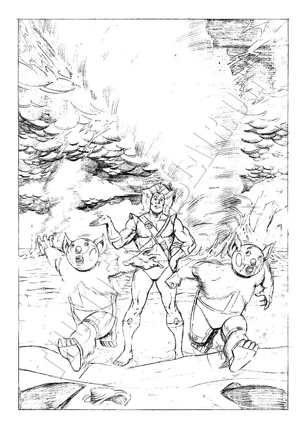ThunderCats Issue #70 - Cover (pencils) 