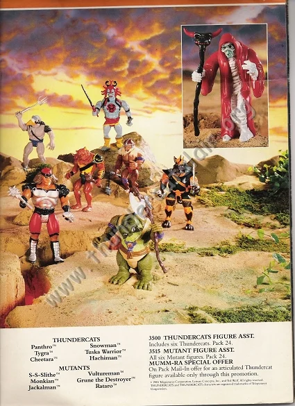 ThunderCats - 1985 LJN Dealer Catalogue page