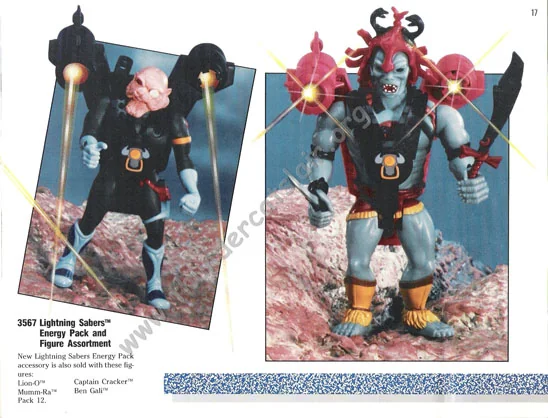 ThunderCats - 1987 LJN Dealer Catalogue page