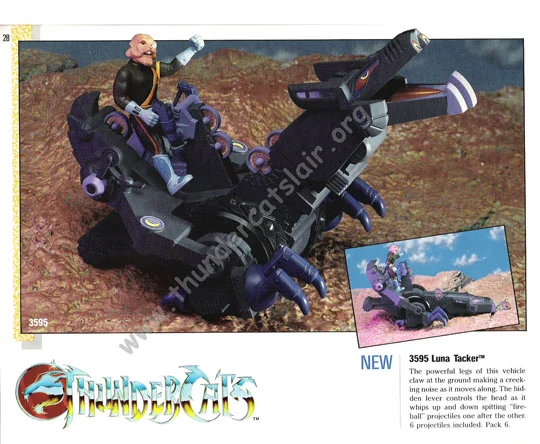 ThunderCats - 1987 LJN Dealer Catalogue page