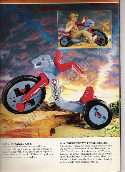 ThunderCats - 1985 LJN Dealer Catalogue page