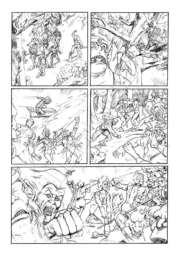 ThunderCats Issue #81 - Page 5 (pencils) 