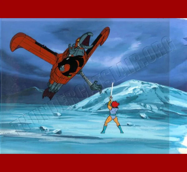 Lion-O fights Vultureman