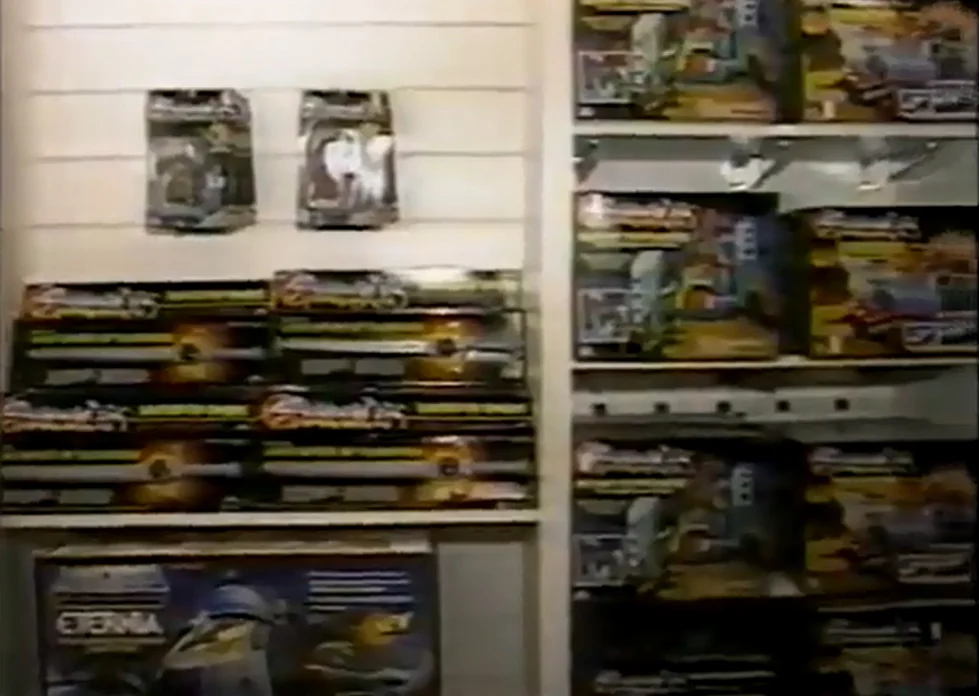 Toy Aisles of the 80s. ThunderCats figures on shelves!