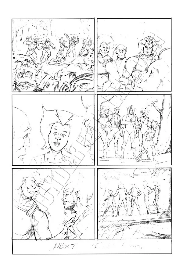 ThunderCats Issue #81 - Page 6 (pencils)